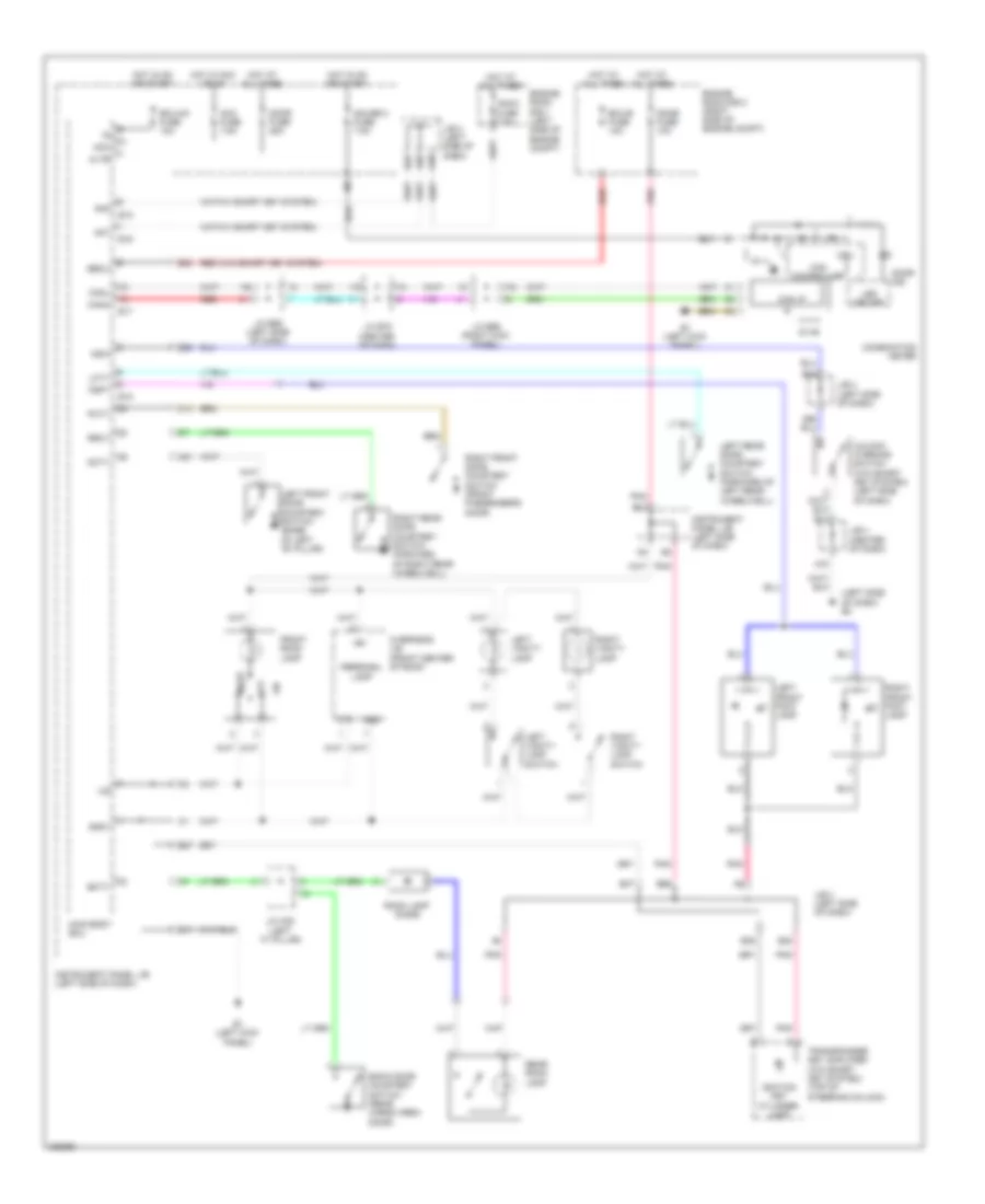 Courtesy Lamps Wiring Diagram for Toyota RAV4 Limited 2009