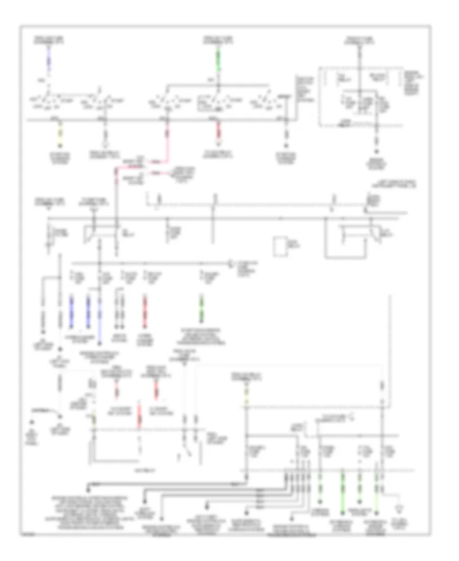 Power Distribution Wiring Diagram 2 of 3 for Toyota RAV4 Limited 2009