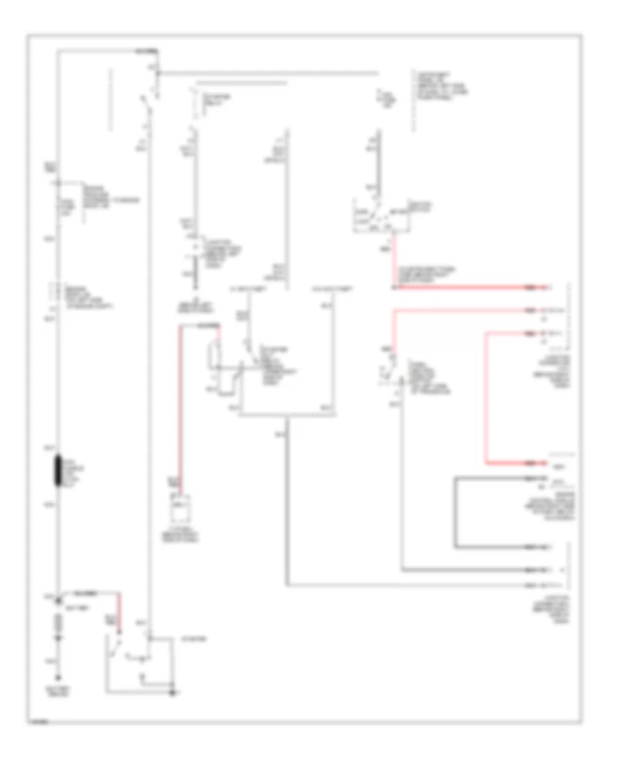 Starting Wiring Diagram, AT for Toyota Corolla S 2004