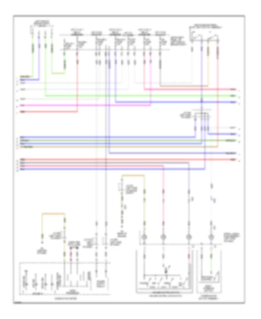 3.5L, Dynamic Laser Cruise Control Wiring Diagram (2 of 3) for Toyota Sienna 2012