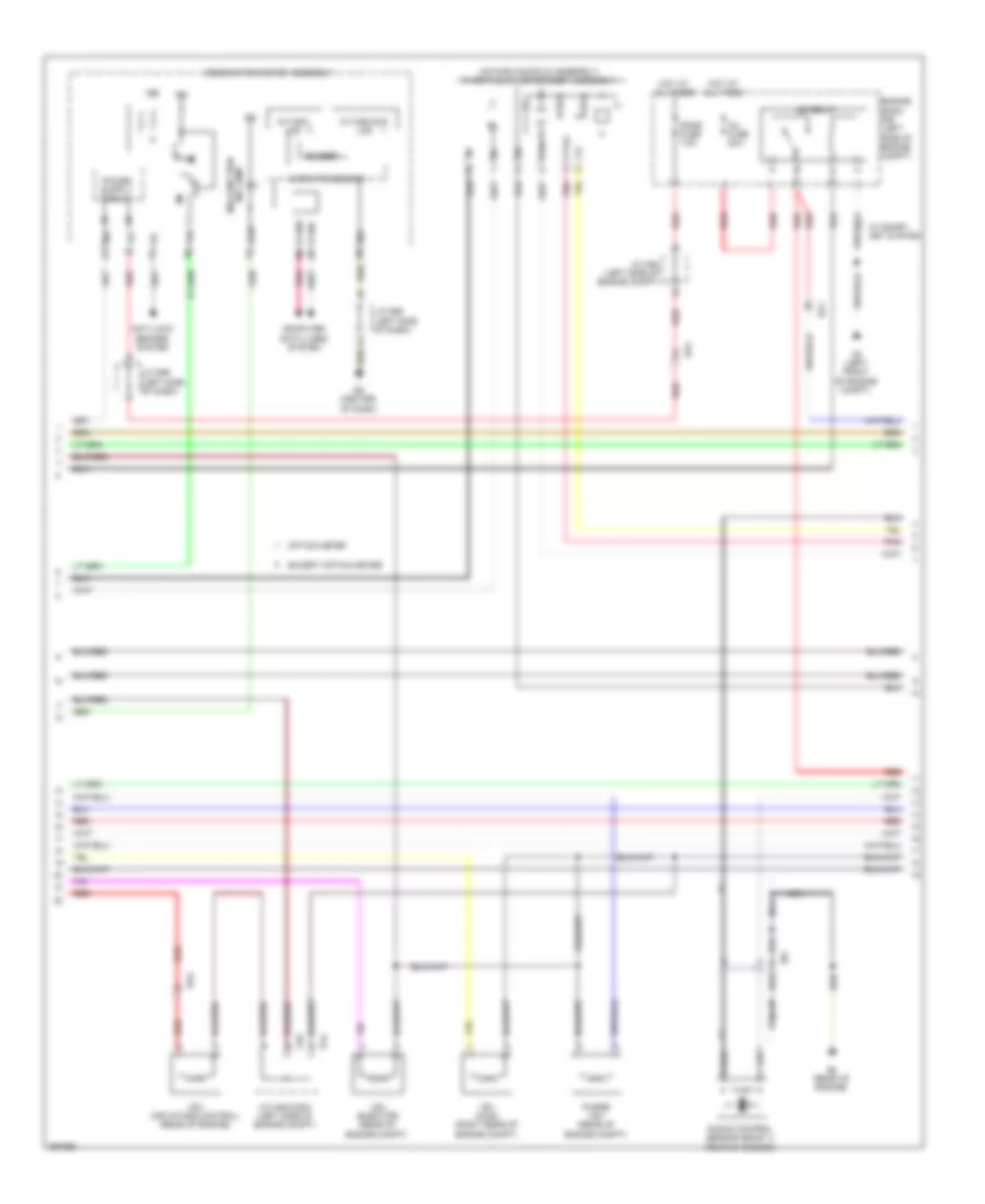 2.7L, Engine Performance Wiring Diagram (3 of 4) for Toyota Sienna 2012