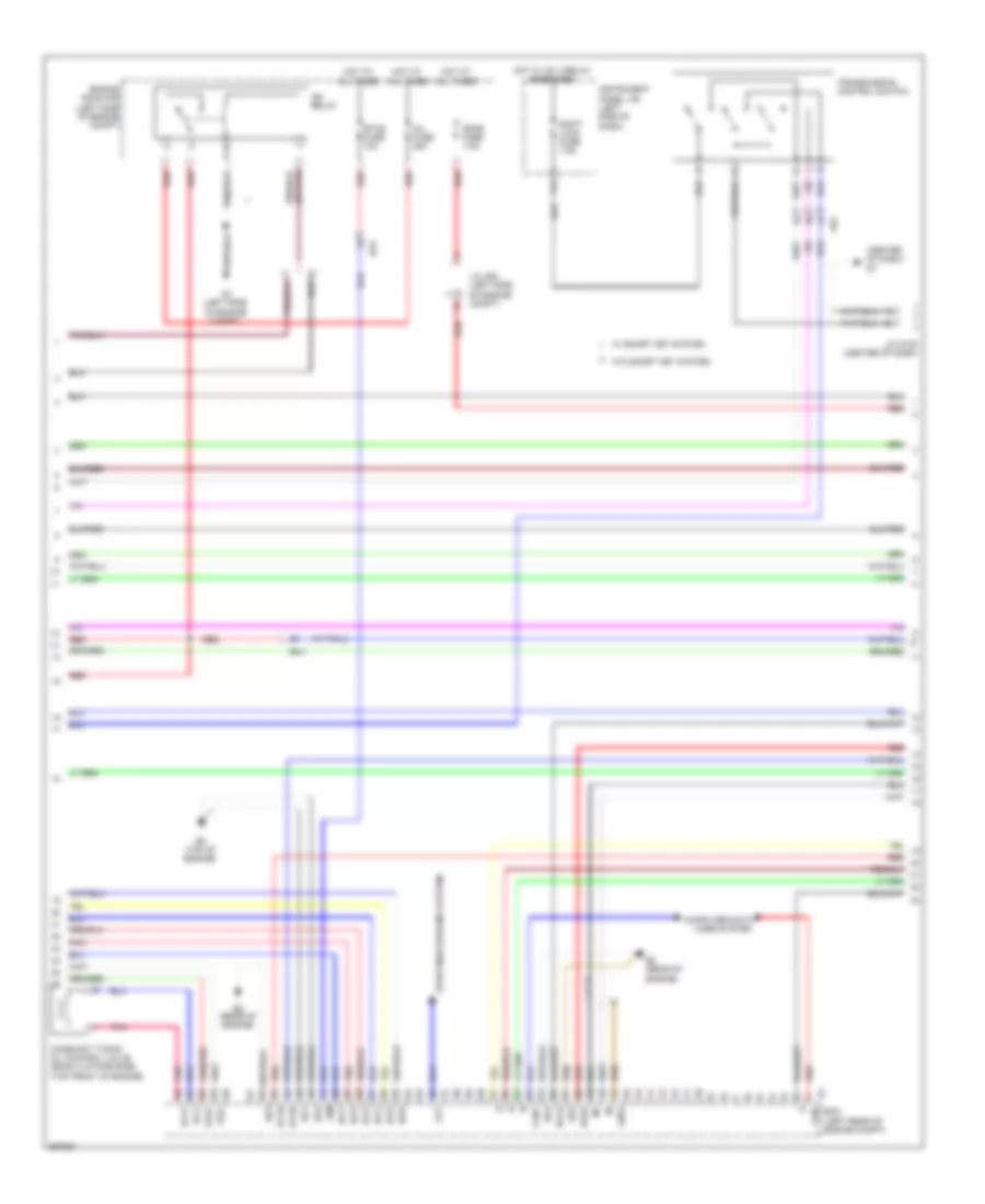 3.5L, Engine Performance Wiring Diagram (3 of 6) for Toyota Sienna 2012