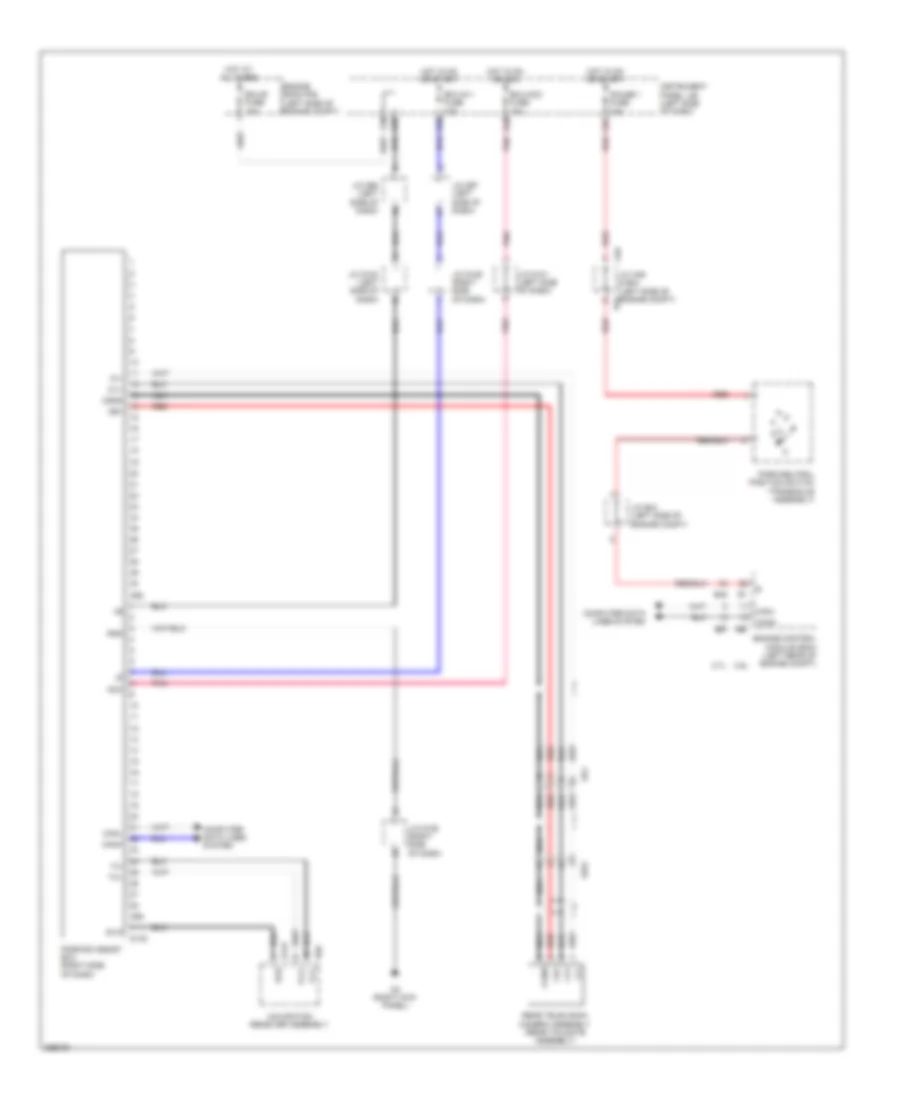 Parking Assistant Wiring Diagram for Toyota Sienna 2012