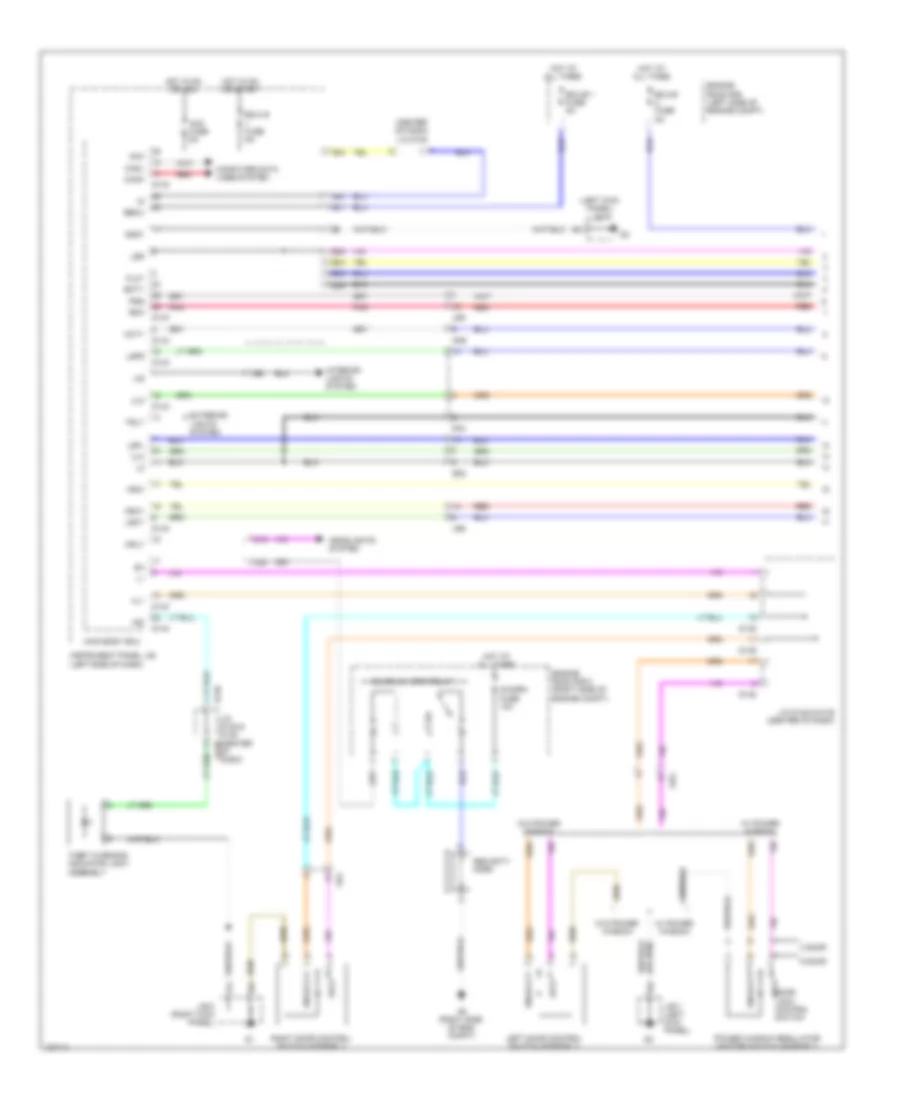 Forced Entry Wiring Diagram 1 of 2 for Toyota Yaris L 2014