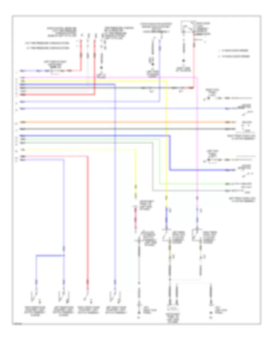 Forced Entry Wiring Diagram (2 of 2) for Toyota Yaris L 2014