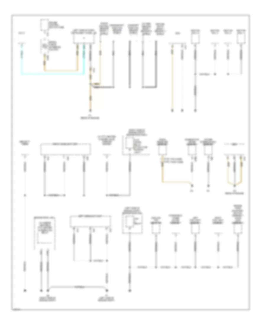 Ground Distribution Wiring Diagram 1 of 3 for Toyota Yaris L 2014