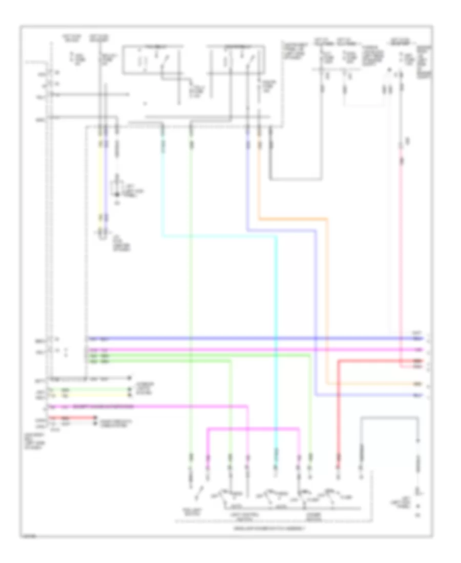 Headlights Wiring Diagram without DRL 1 of 2 for Toyota Yaris L 2014