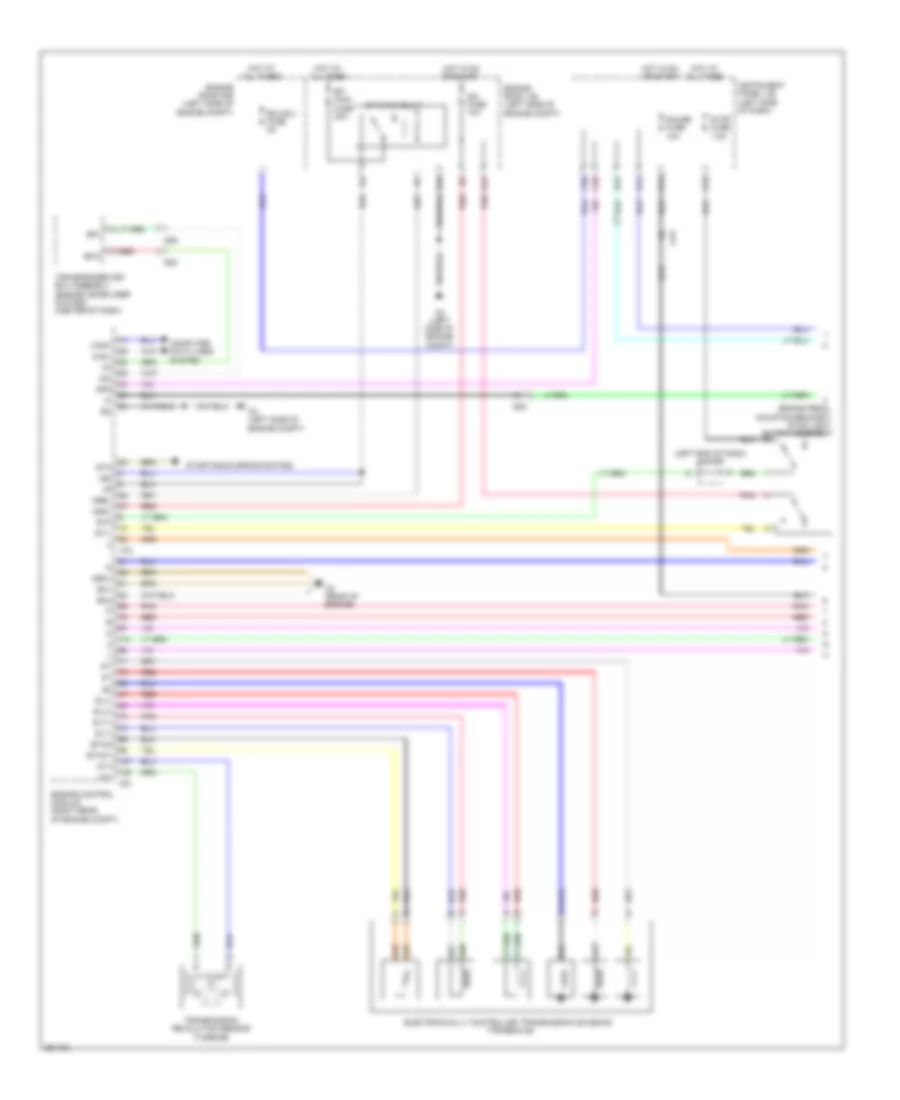 Transmission Wiring Diagram 1 of 2 for Toyota Yaris L 2014