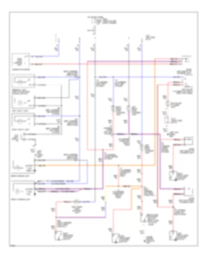 Courtesy Lamps Wiring Diagram for Toyota Land Cruiser 1997