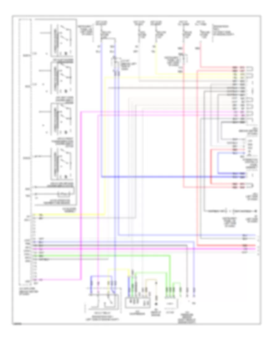 3.5L, Automatic AC Wiring Diagram (1 of 2) for Toyota RAV4 2008