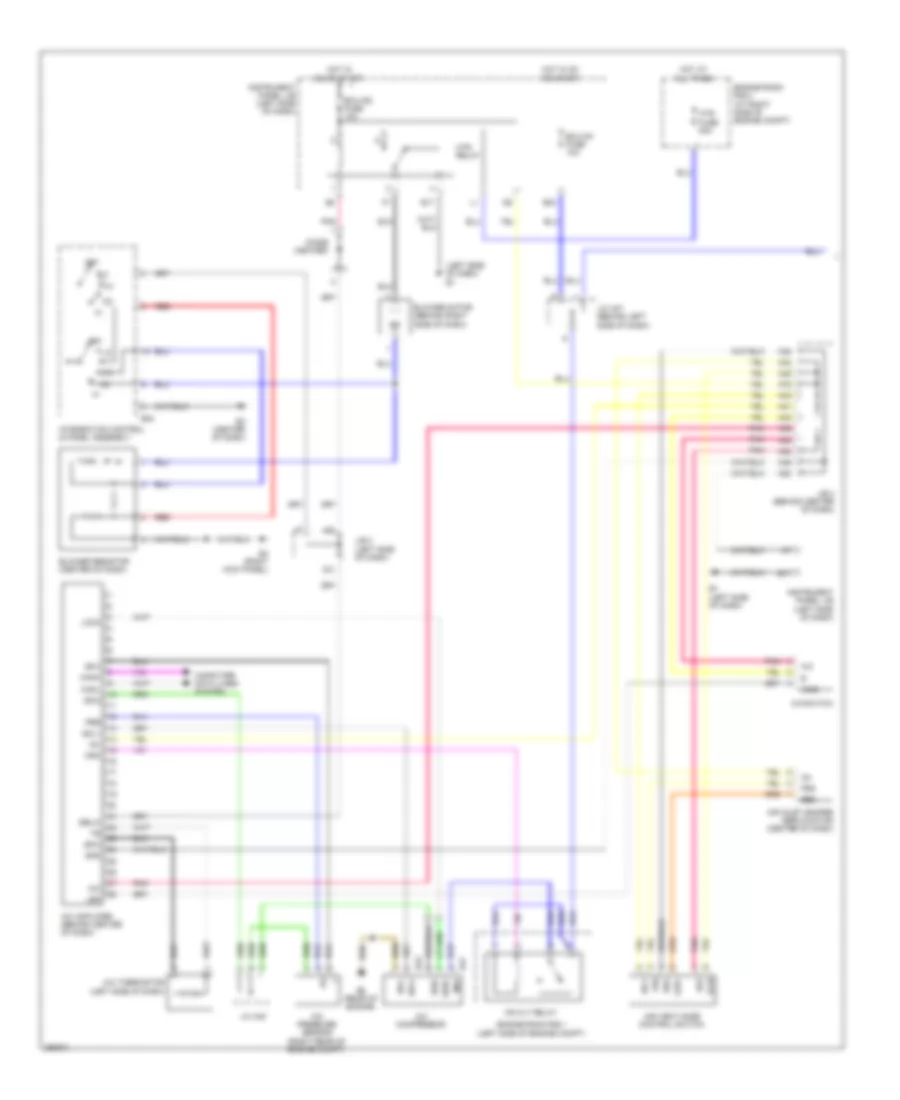 3.5L, Manual AC Wiring Diagram (1 of 2) for Toyota RAV4 2008