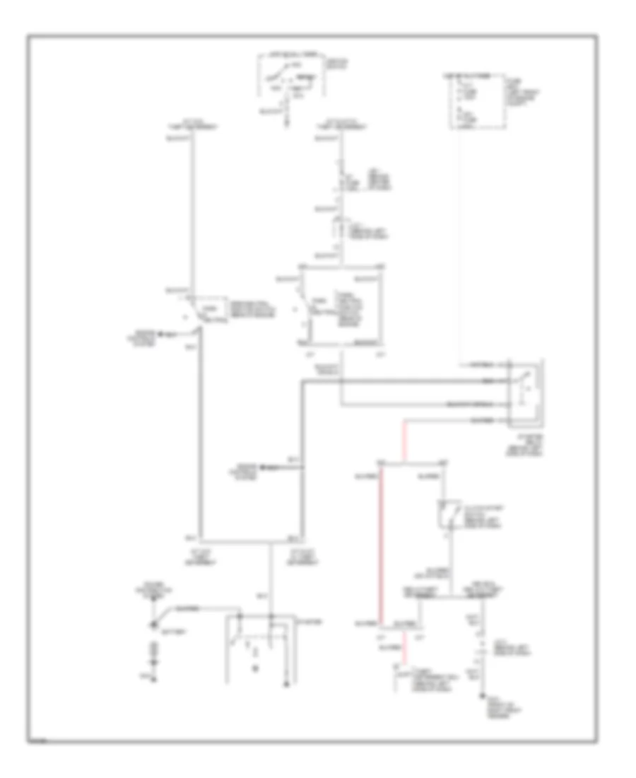 Starting Wiring Diagram for Toyota Previa LE 1993