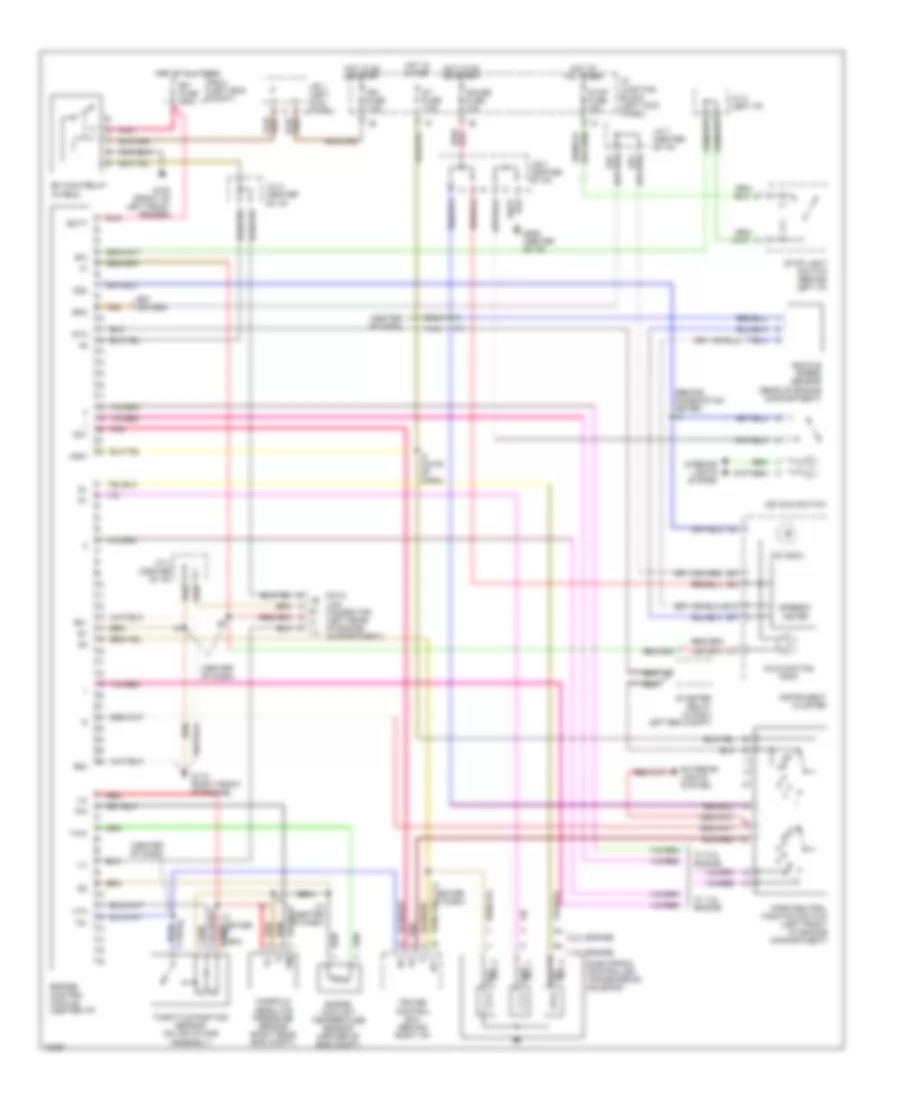 Transmission Wiring Diagram for Toyota Celica ST 1995