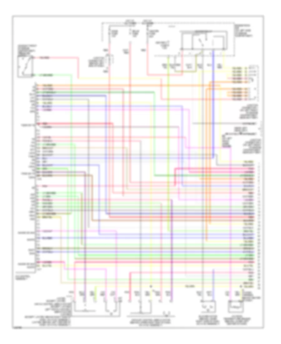 Automatic AC Wiring Diagram (1 of 3) for Toyota 4Runner Limited 2006