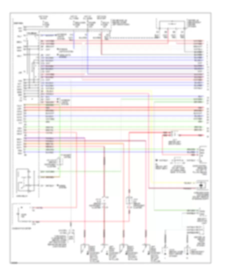 Forced Entry Wiring Diagram 1 of 2 for Toyota 4Runner Limited 2006