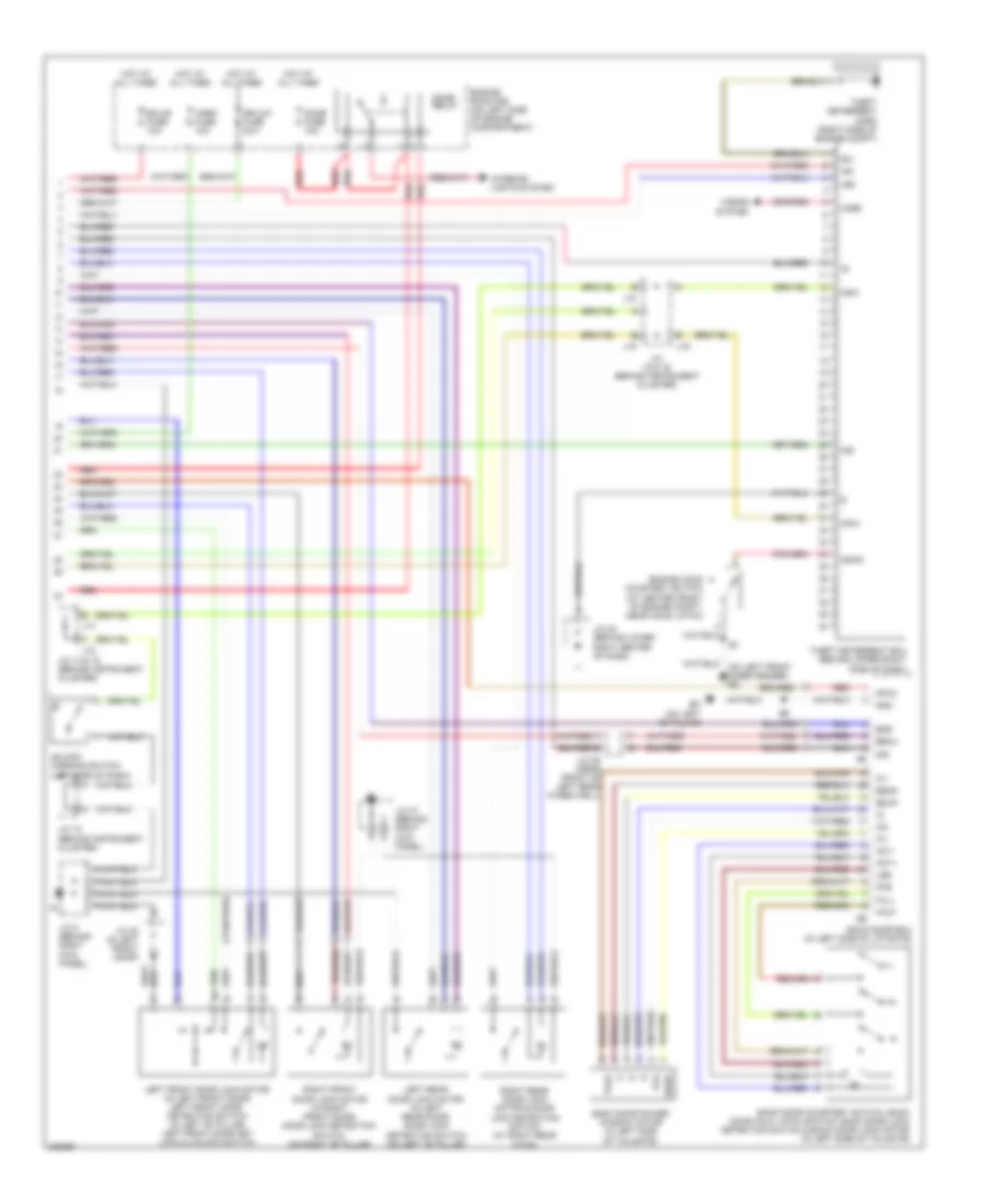 Forced Entry Wiring Diagram 2 of 2 for Toyota 4Runner Limited 2006