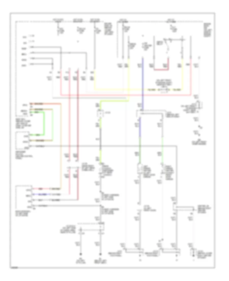 Defoggers Wiring Diagram for Toyota 4Runner Limited 2006