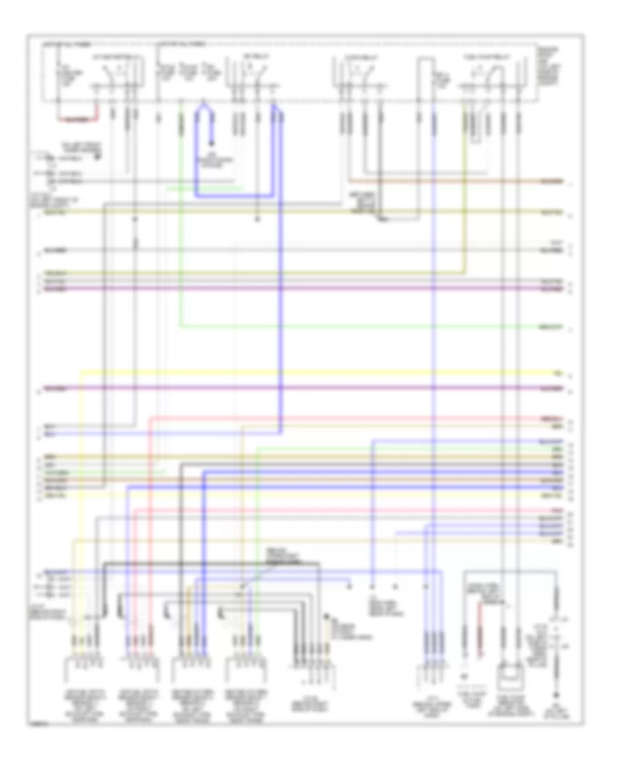 4.0L, Engine Performance Wiring Diagram (2 of 6) for Toyota 4Runner Limited 2006