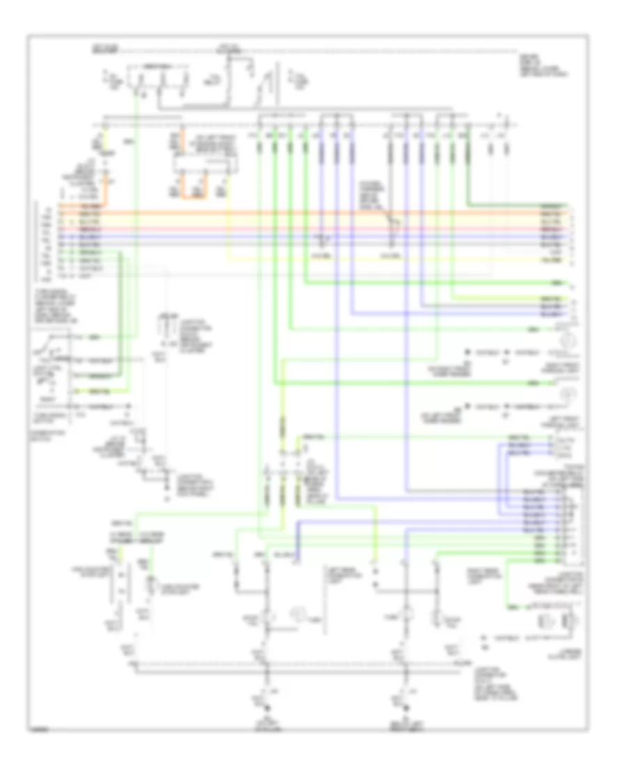 Exterior Lamps Wiring Diagram 1 of 2 for Toyota 4Runner Limited 2006