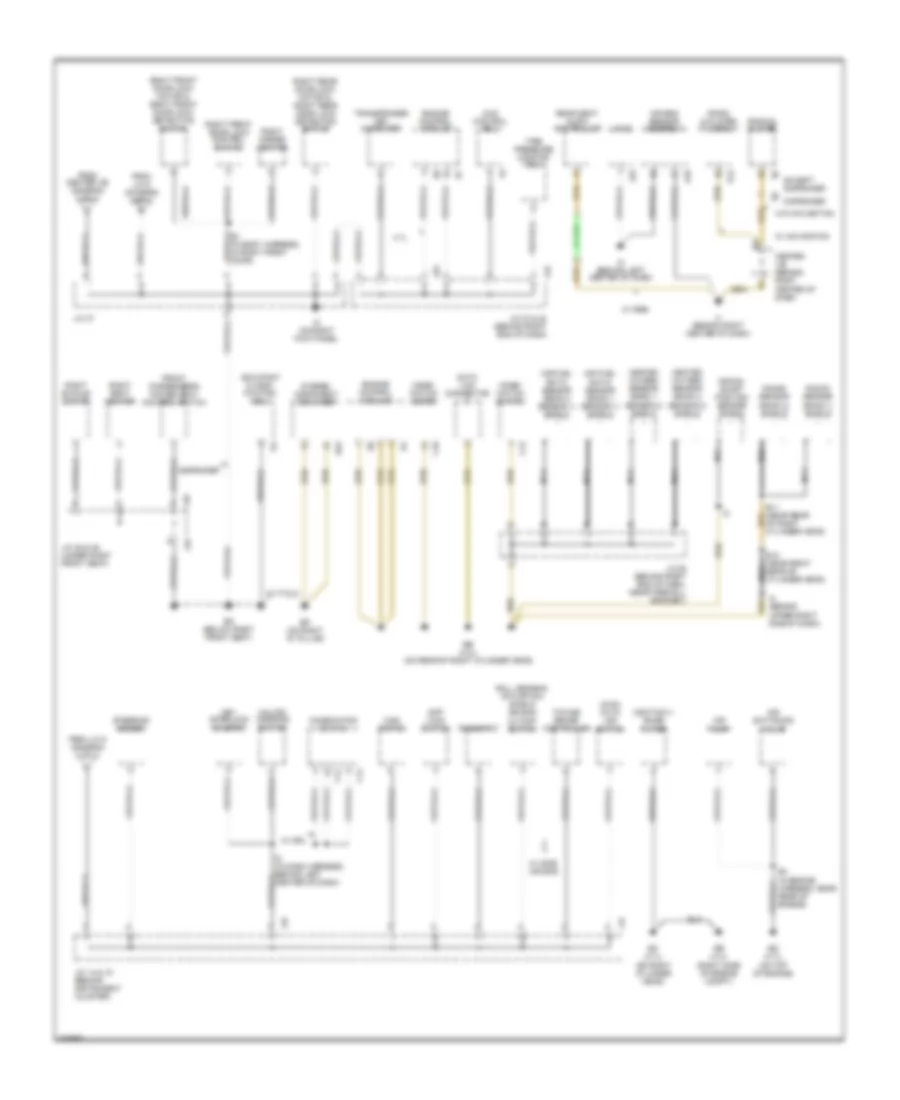 Ground Distribution Wiring Diagram (3 of 3) for Toyota 4Runner Limited 2006