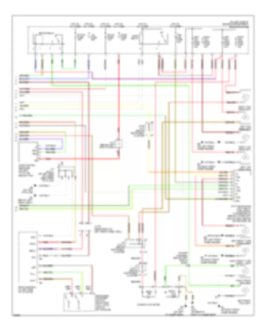 Headlights Wiring Diagram with DRL 2 of 2 for Toyota 4Runner Limited 2006