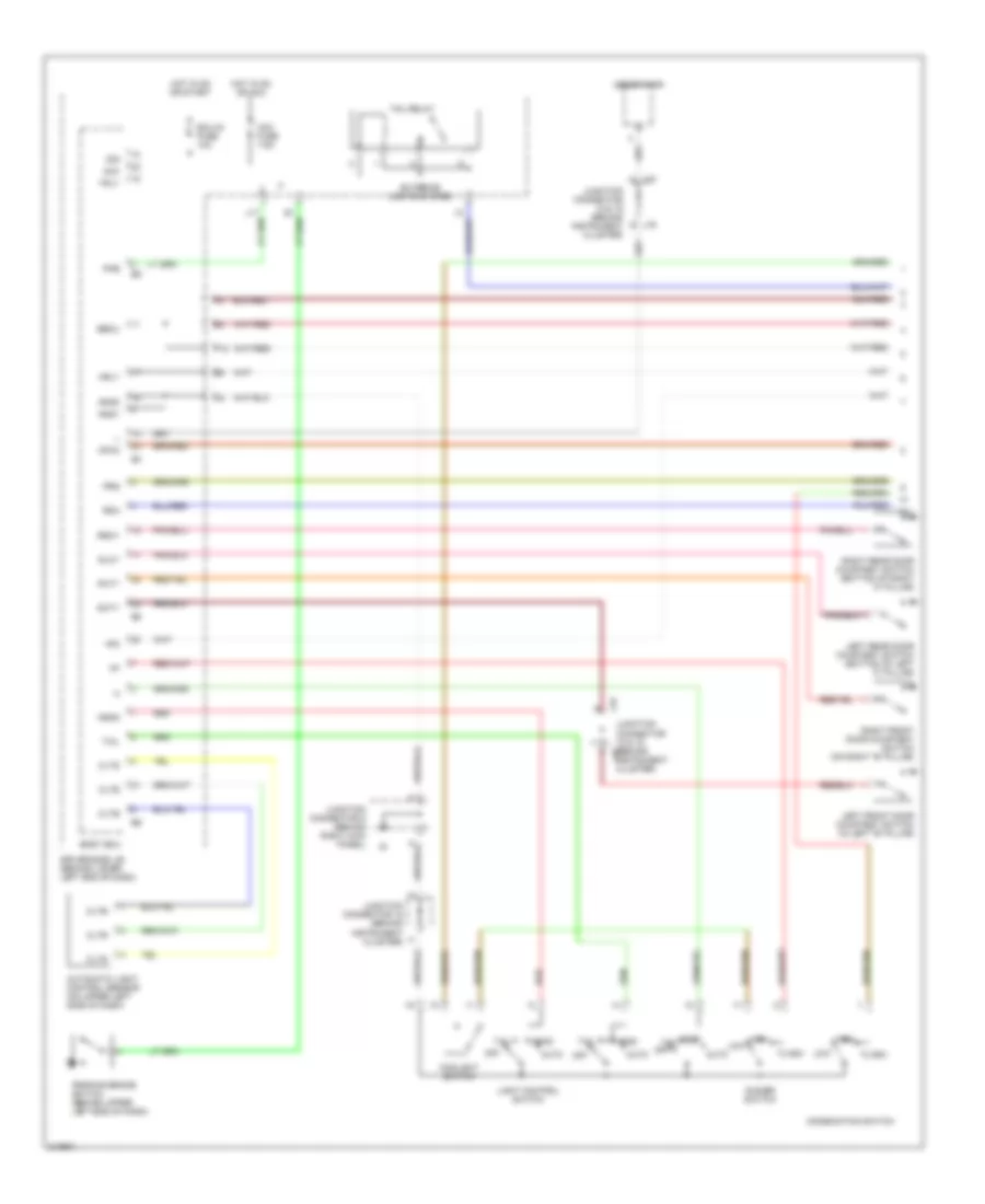 Headlights Wiring Diagram, without DRL (1 of 2) for Toyota 4Runner Limited 2006