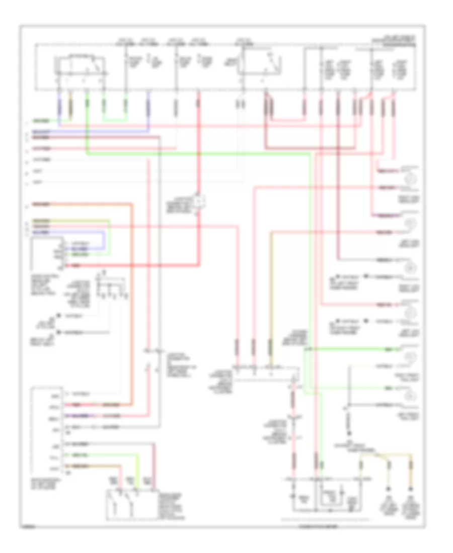 Headlights Wiring Diagram without DRL 2 of 2 for Toyota 4Runner Limited 2006