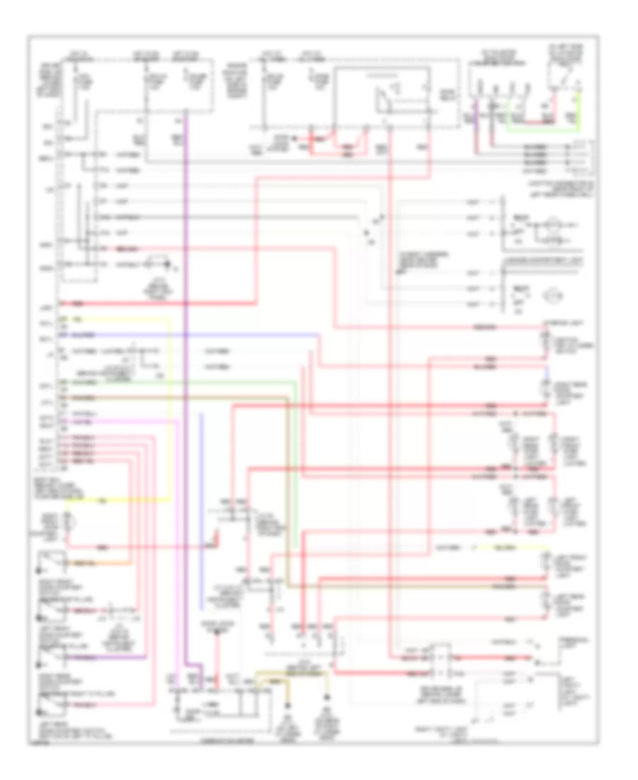 Courtesy Lamps Wiring Diagram with Rear Seat Entertainment for Toyota 4Runner Limited 2006