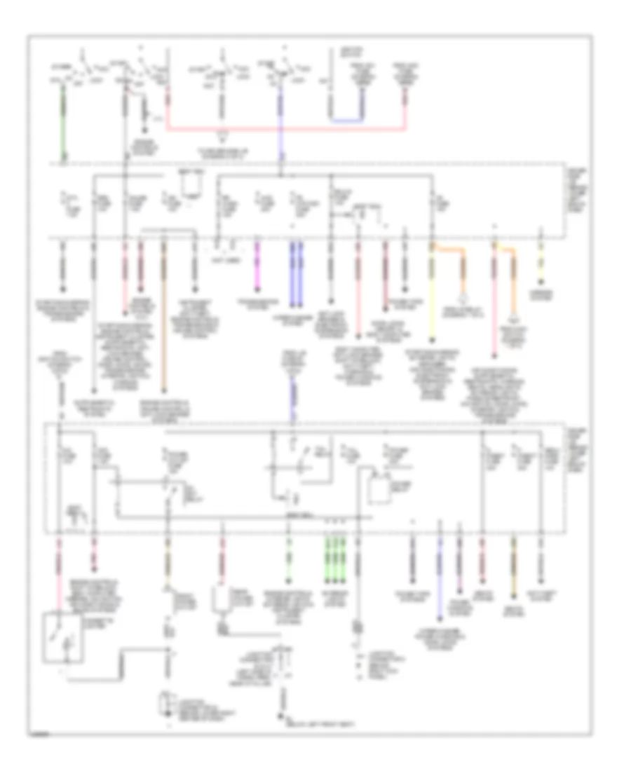 Power Distribution Wiring Diagram (2 of 2) for Toyota 4Runner Limited 2006