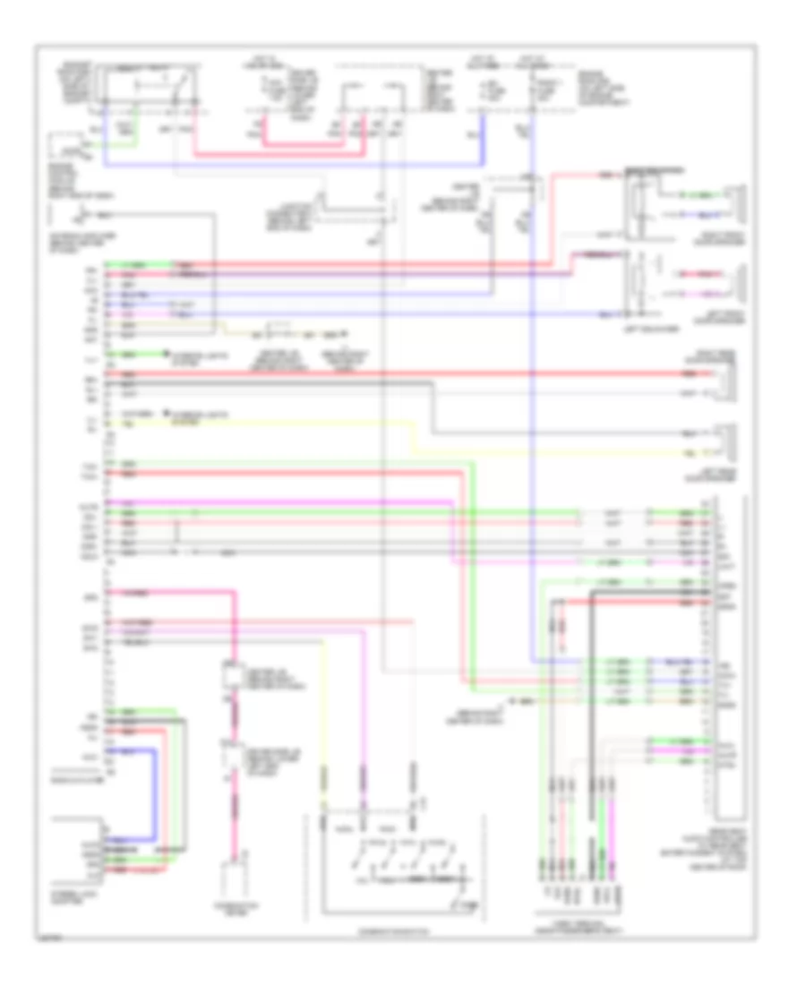 6-Speaker System Wiring Diagram, without Navigation for Toyota 4Runner Limited 2006