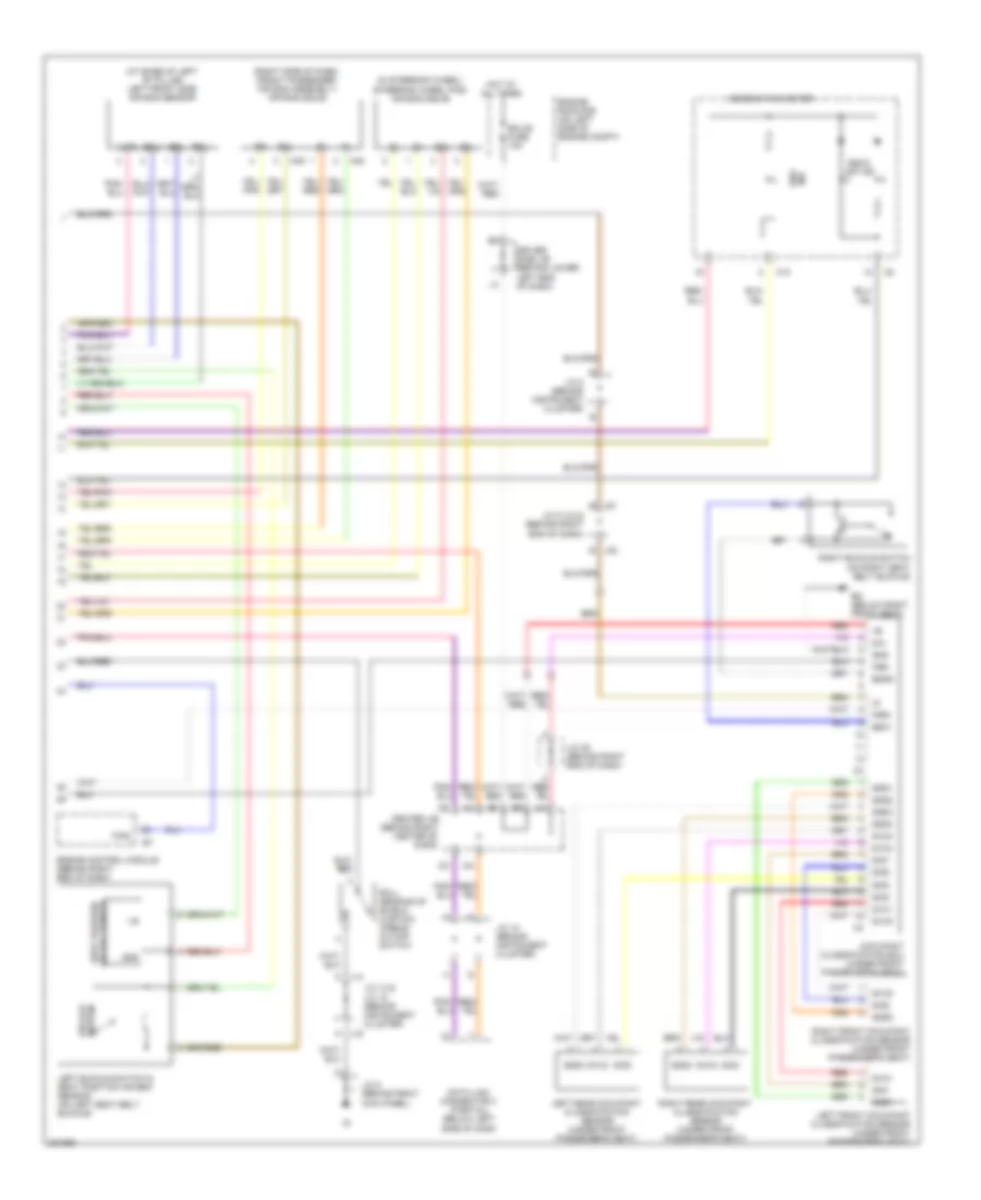 Supplemental Restraints Wiring Diagram with Side Airbag 2 of 2 for Toyota 4Runner Limited 2006