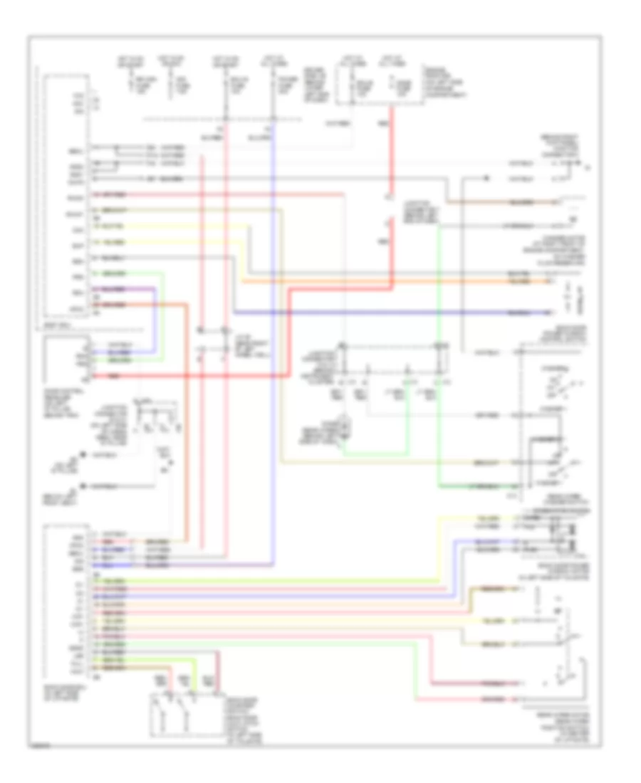 Rear Washer Wiper Wiring Diagram for Toyota 4Runner Limited 2006