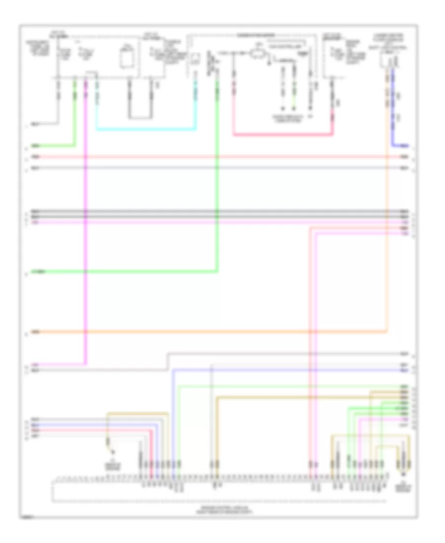 1.5L, Engine Performance Wiring Diagram (2 of 4) for Toyota Yaris LE 2014