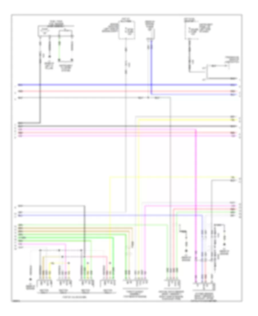 1.5L, Engine Performance Wiring Diagram (3 of 4) for Toyota Yaris LE 2014