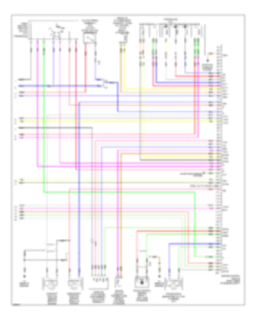1.5L, Engine Performance Wiring Diagram (4 of 4) for Toyota Yaris LE 2014