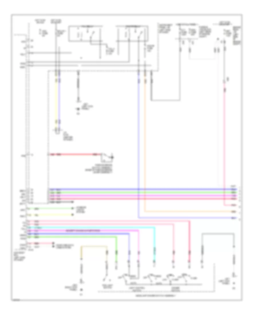 Headlights Wiring Diagram with DRL 1 of 2 for Toyota Yaris LE 2014