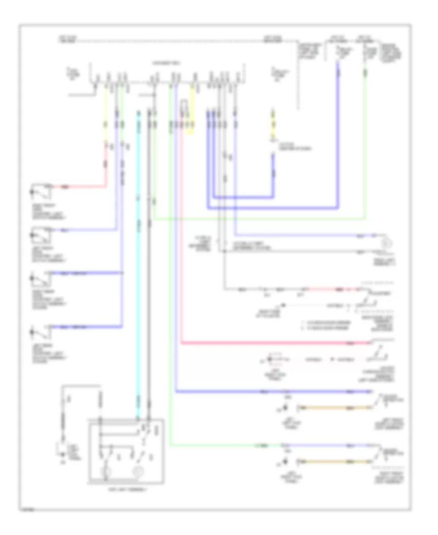 Courtesy Lamps Wiring Diagram for Toyota Yaris LE 2014