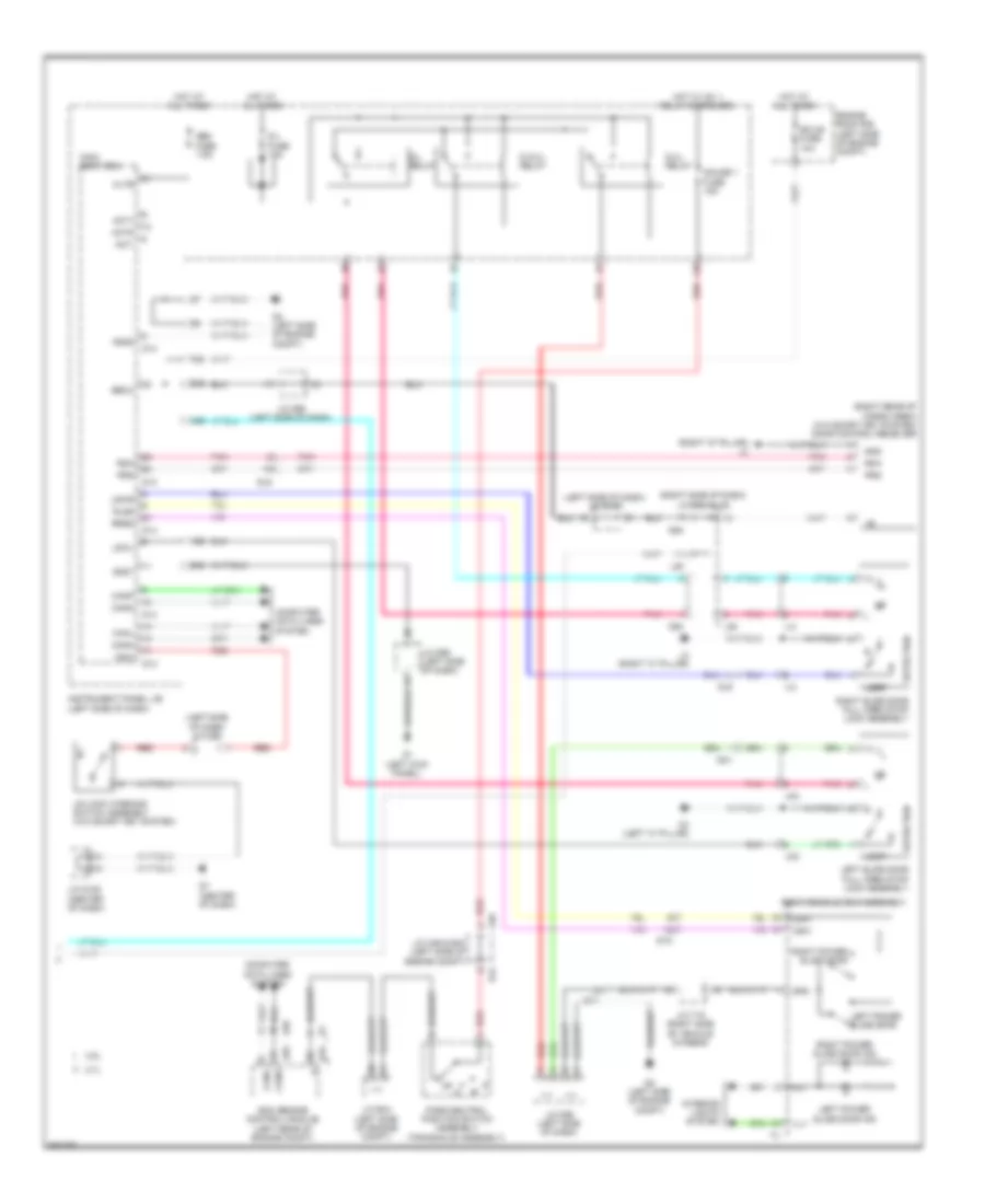 Power Sliding Door Wiring Diagram (3 of 3) for Toyota Sienna LE 2012