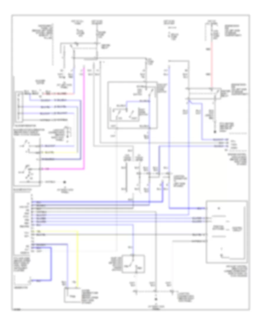 Heater Wiring Diagram for Toyota ECHO 2004