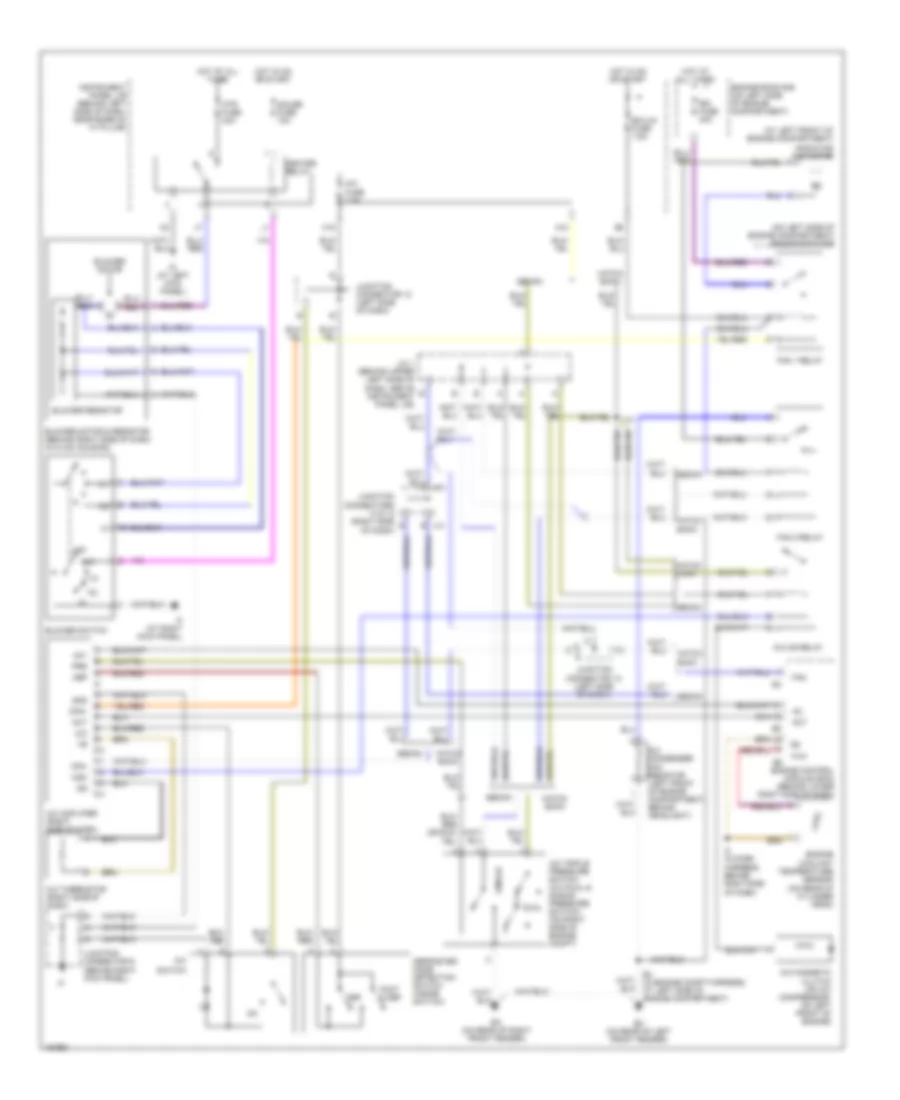 Manual AC Wiring Diagram for Toyota ECHO 2004