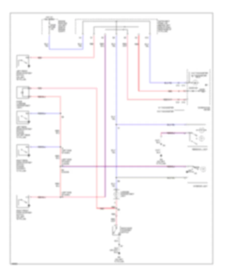 Courtesy Lamps Wiring Diagram Hatchback for Toyota ECHO 2004