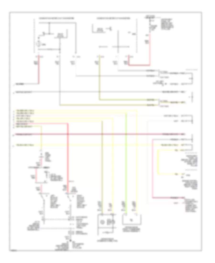 Supplemental Restraints Wiring Diagram (2 of 2) for Toyota ECHO 2004