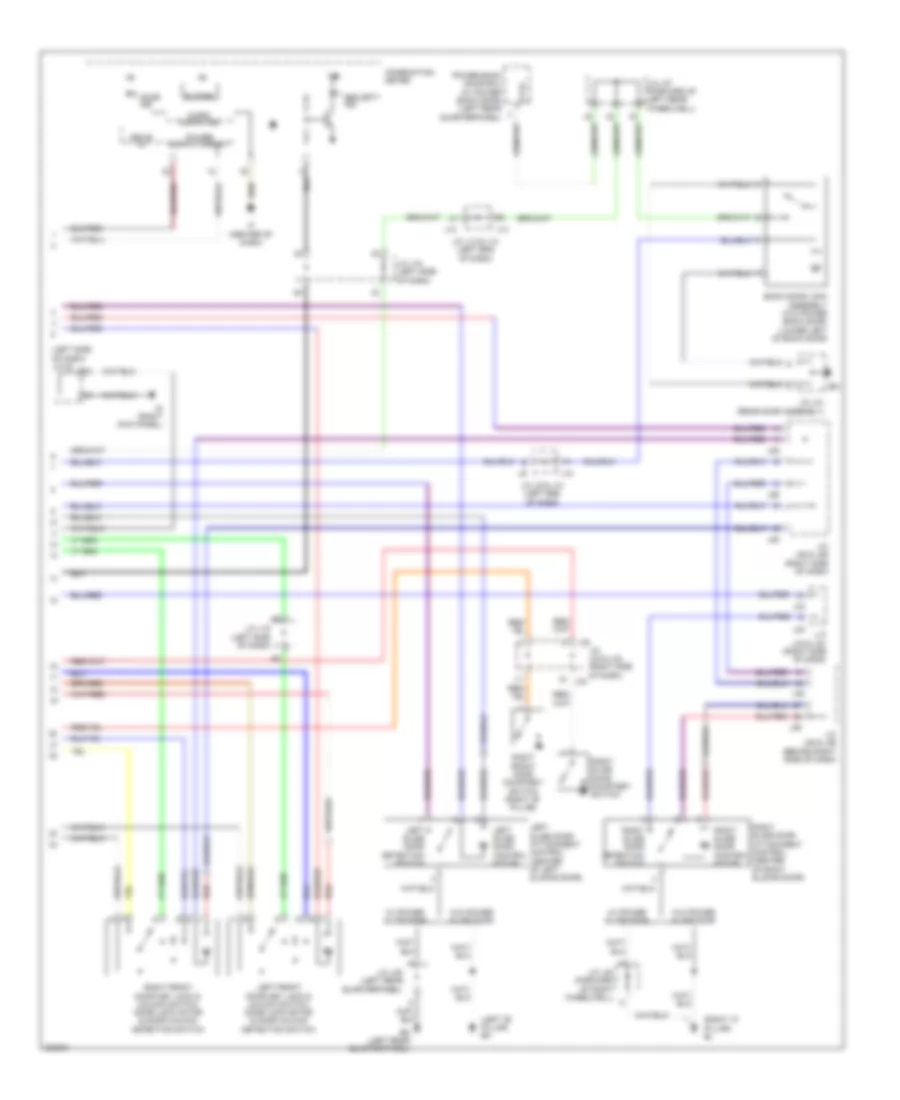 Forced Entry Wiring Diagram (2 of 2) for Toyota Sienna CE 2010