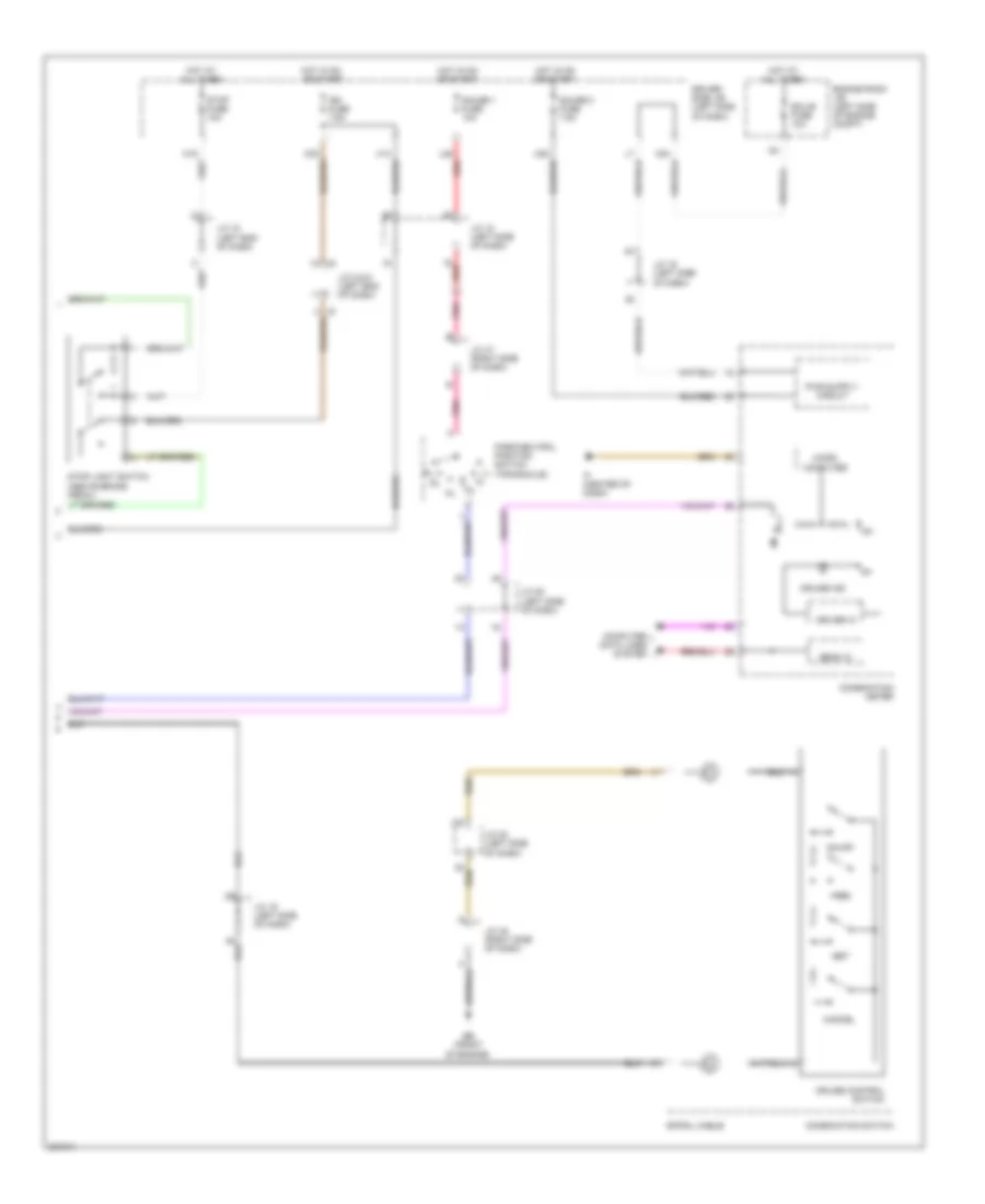 Cruise Control Wiring Diagram 2 of 2 for Toyota Sienna CE 2010