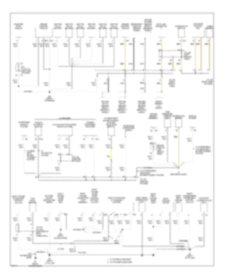 Ground Distribution Wiring Diagram 2 of 4 for Toyota Sienna CE 2010