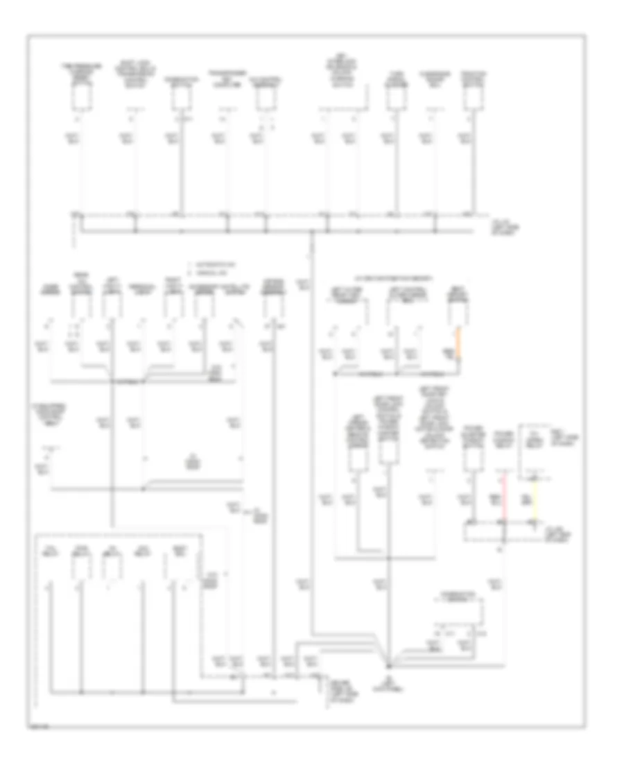 Ground Distribution Wiring Diagram (3 of 4) for Toyota Sienna CE 2010