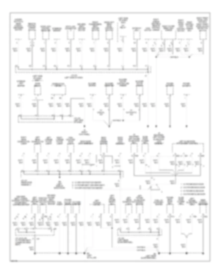 Ground Distribution Wiring Diagram (4 of 4) for Toyota Sienna CE 2010