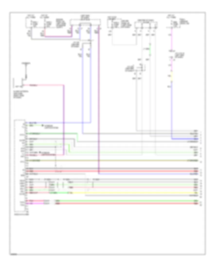 10-Speaker System Wiring Diagram, without Navigation (1 of 3) for Toyota Sienna CE 2010