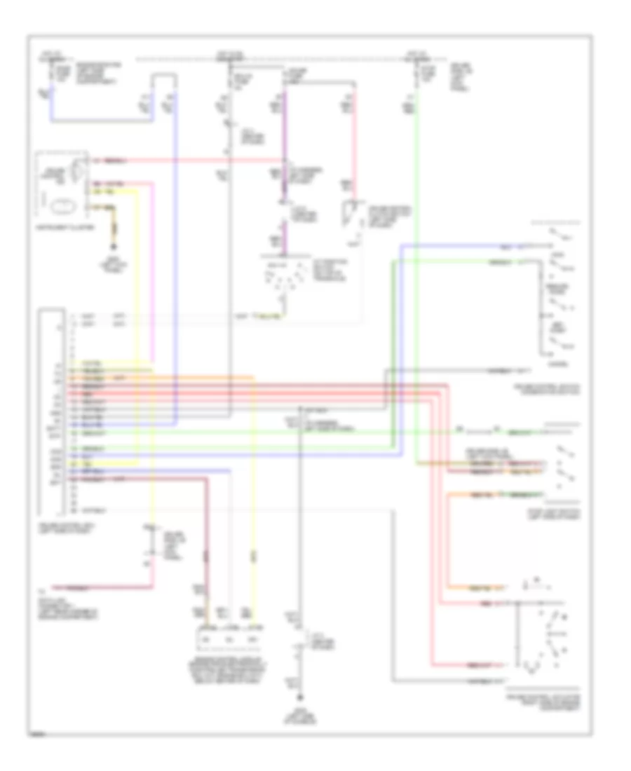 Cruise Control Wiring Diagram for Toyota Paseo 1997