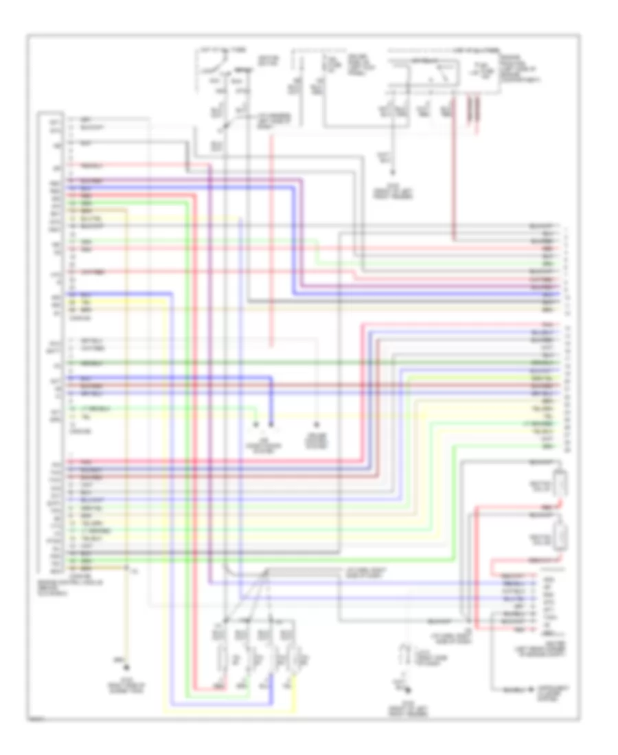1.5L, Engine Performance Wiring Diagrams, MT (1 of 2) for Toyota Paseo 1997